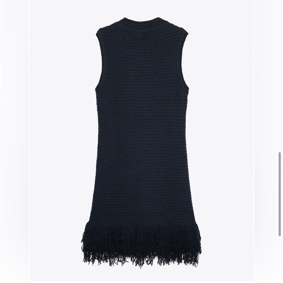 NWT ZARA  blogger fav FRINGED 
KNIT DRESS SIZE M
🚨FIRM PRICE NO DISCOUNT - Picture 14 of 16